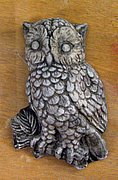 WP27 Owl on Branch Plaque 8in..JPG